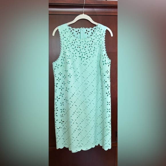 NWT J.Crew Eyelet Shift Dress - Picture 1 of 4